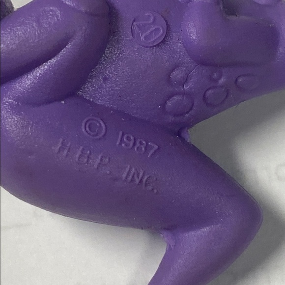 1987 Flintstones Fred, barney & Dino Fruity Pebbles Cereal Toy Figures Lot of 5 - Picture 4 of 5